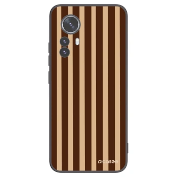 Picasee silikonski črni ovitek za Xiaomi 12 Pro - Brown lines