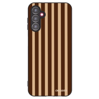 Picasee silikonski črni ovitek za Samsung Galaxy A14 4G A145R - Brown lines