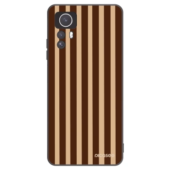 Picasee silikonski črni ovitek za Xiaomi Redmi Note 12S - Brown lines