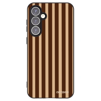 Picasee silikonski črni ovitek za Samsung Galaxy S23 FE S711B - Brown lines