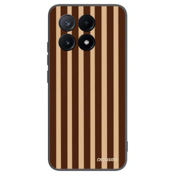 Picasee silikonski črni ovitek za Xiaomi Poco X6 Pro - Brown lines