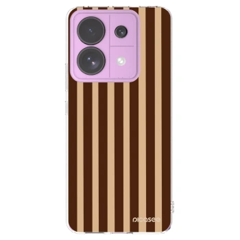 Picasee silikonski prozorni ovitek za Xiaomi Redmi Note 13 Pro 5G - Brown lines