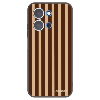 Picasee silikonski črni ovitek za Xiaomi Redmi 15C 4G - Brown lines