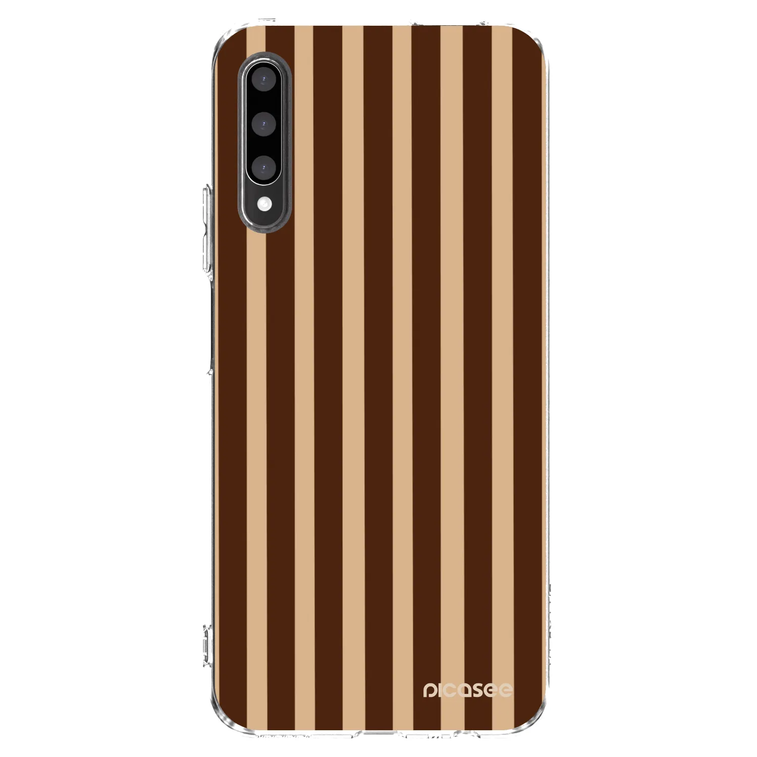 Picasee silikonski prozorni ovitek za Honor 9X Pro - Brown lines