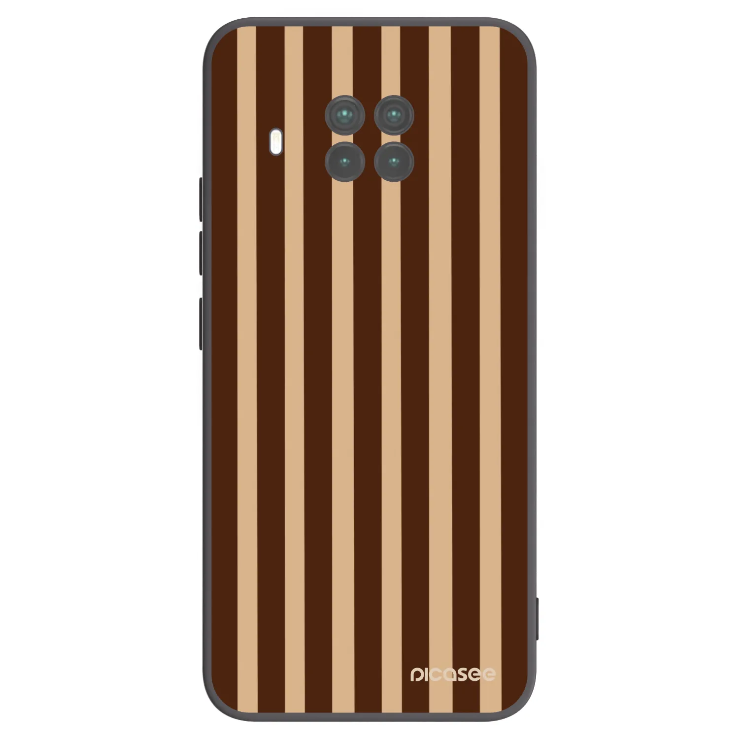 Picasee silikonski črni ovitek za Xiaomi Mi 10T Lite - Brown lines