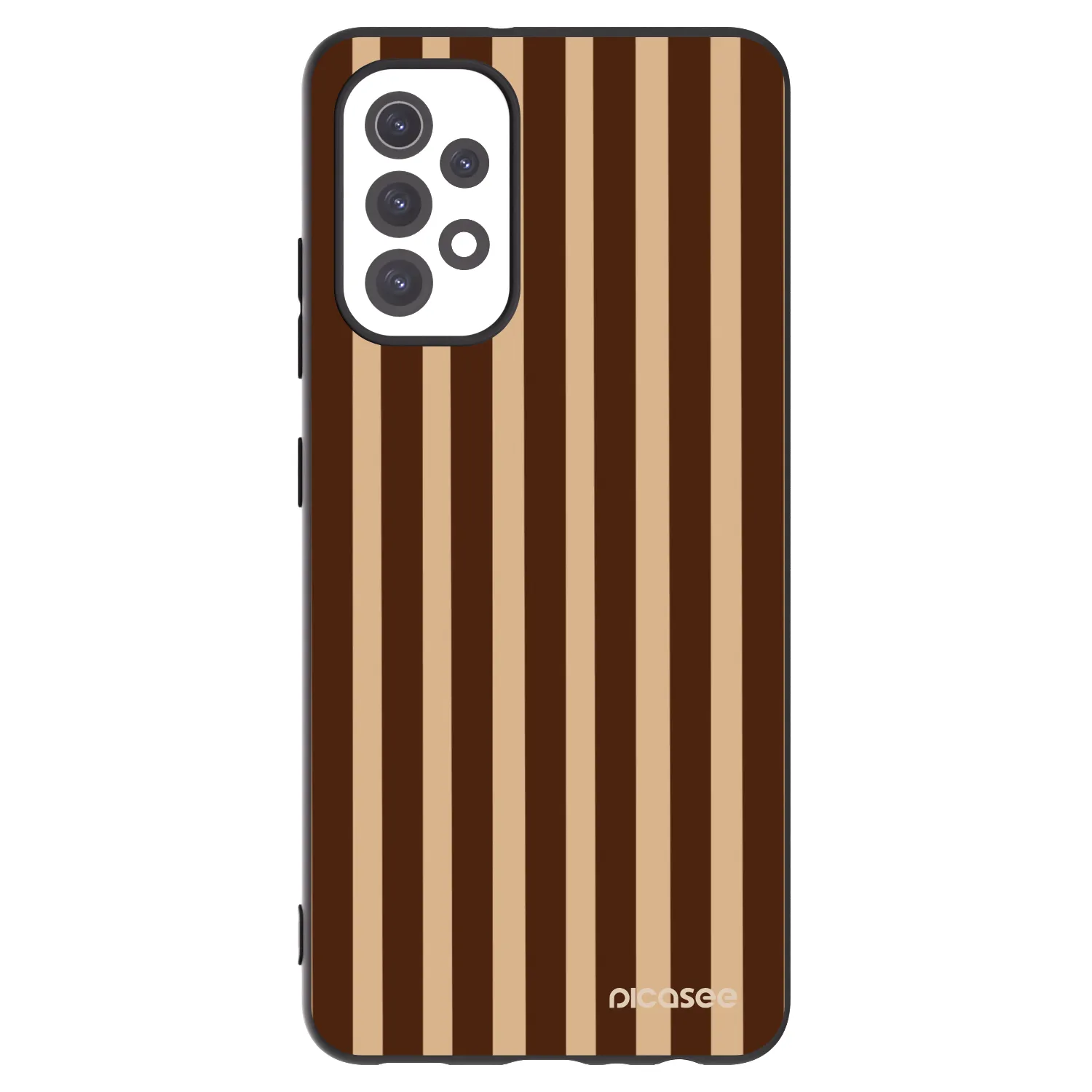 Picasee silikonski črni ovitek za Samsung Galaxy A32 5G A326B - Brown lines