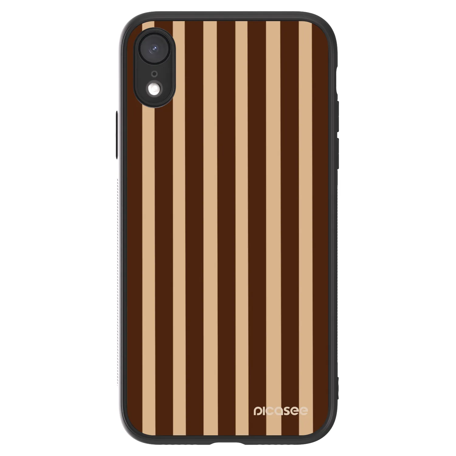 Picasee ULTIMATE CASE za Apple iPhone XR - Brown lines