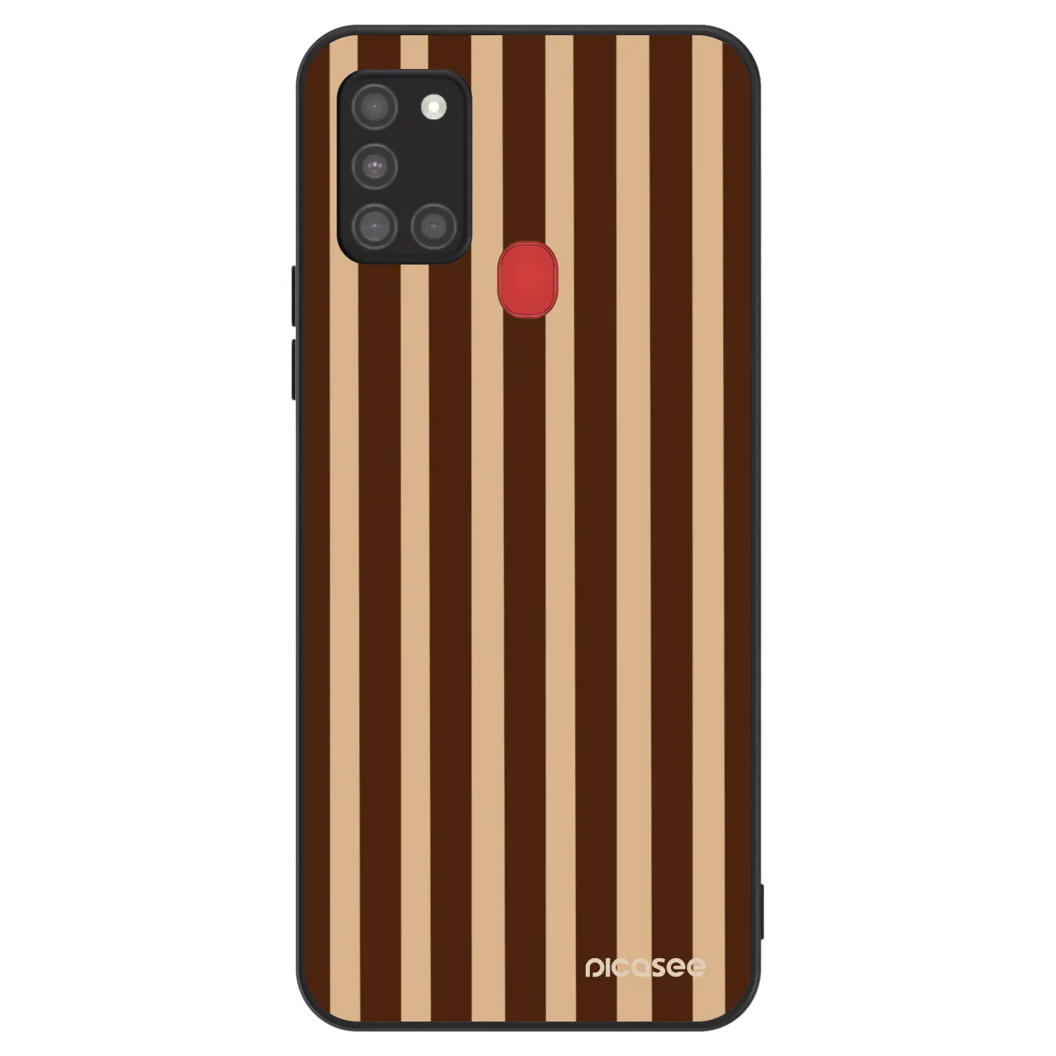 Picasee ULTIMATE CASE za Samsung Galaxy A21s - Brown lines