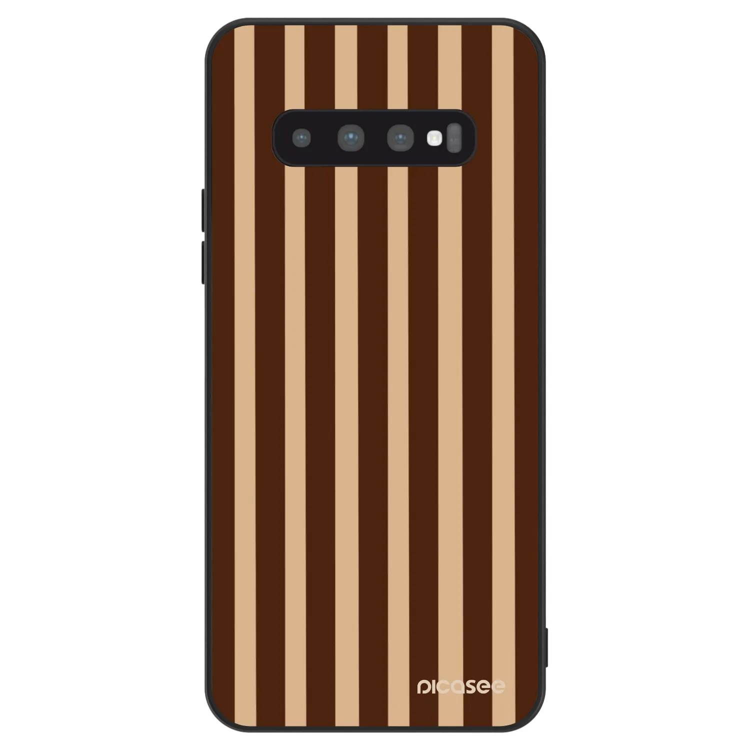 Picasee ULTIMATE CASE za Samsung Galaxy S10 G973 - Brown lines