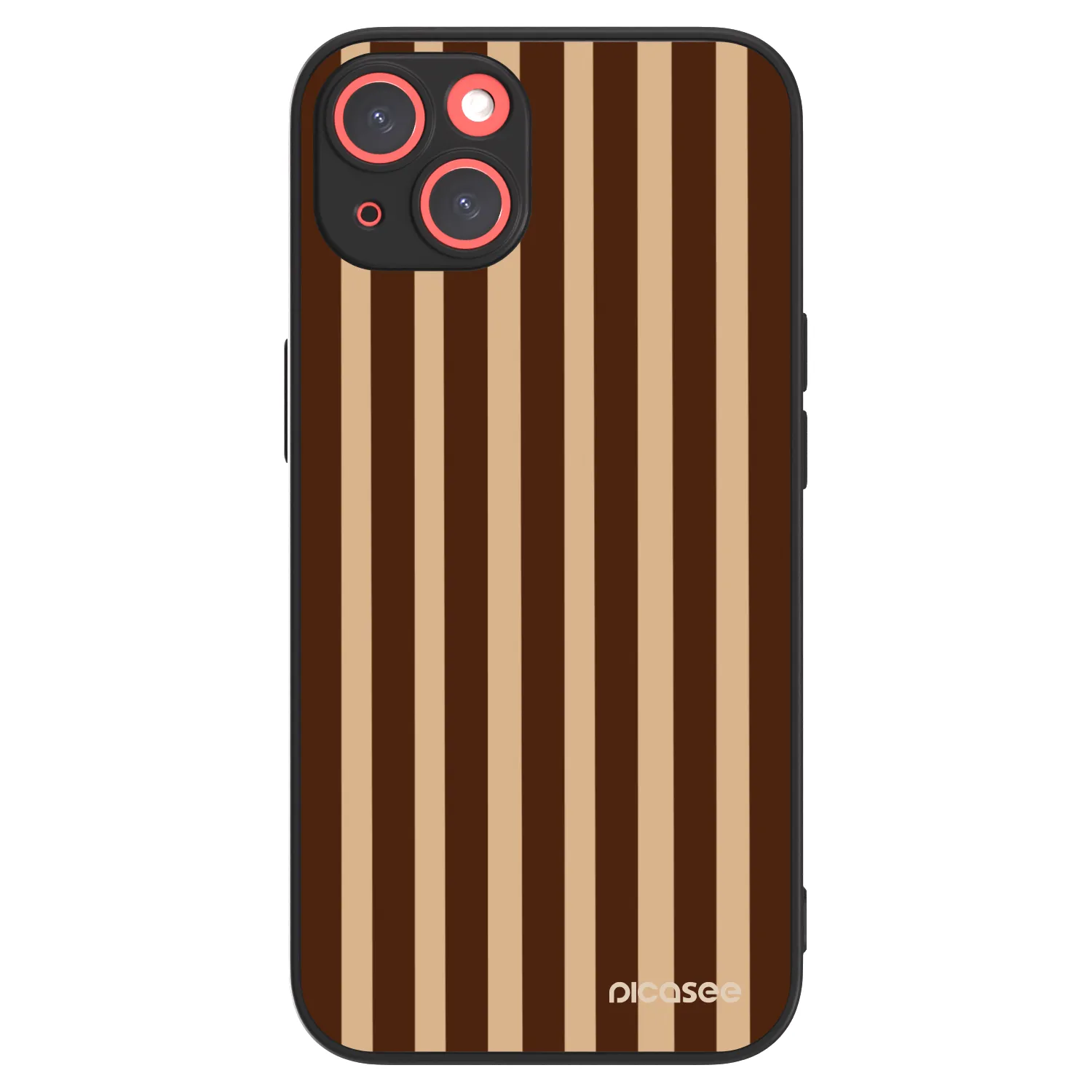 Picasee ULTIMATE CASE za Apple iPhone 13 - Brown lines