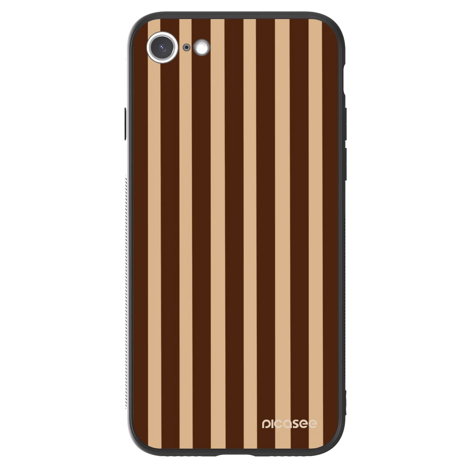 Picasee ULTIMATE CASE za Apple iPhone SE 2020 - Brown lines