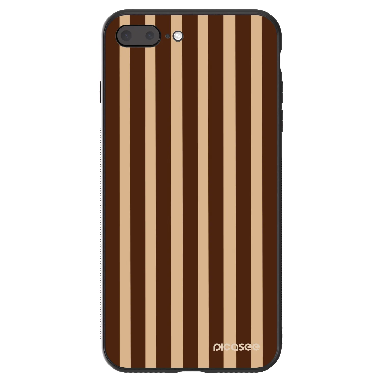 Picasee ULTIMATE CASE za Apple iPhone 8 Plus - Brown lines