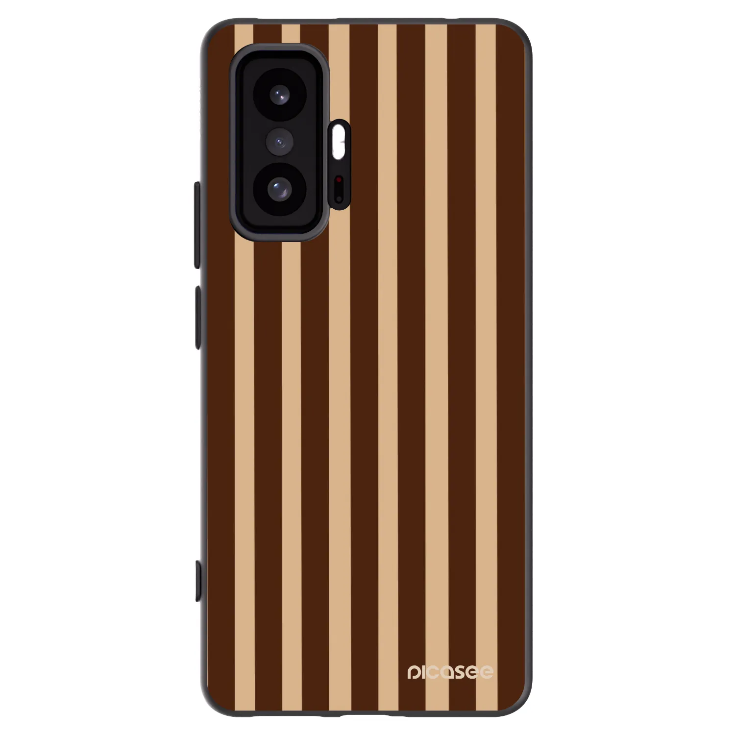 Picasee silikonski črni ovitek za Xiaomi 11T Pro - Brown lines