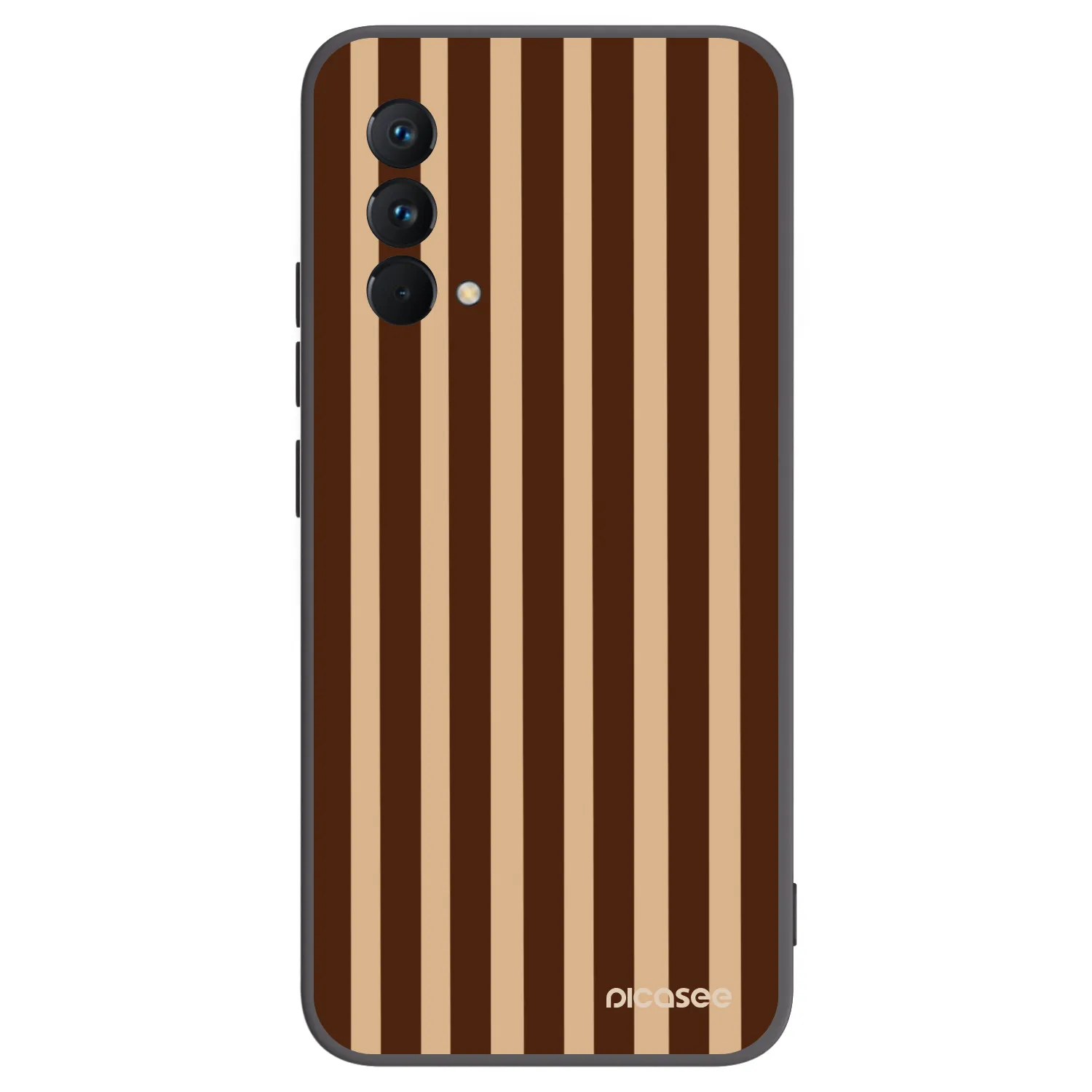 Picasee silikonski črni ovitek za Realme GT Master Edition 5G - Brown lines