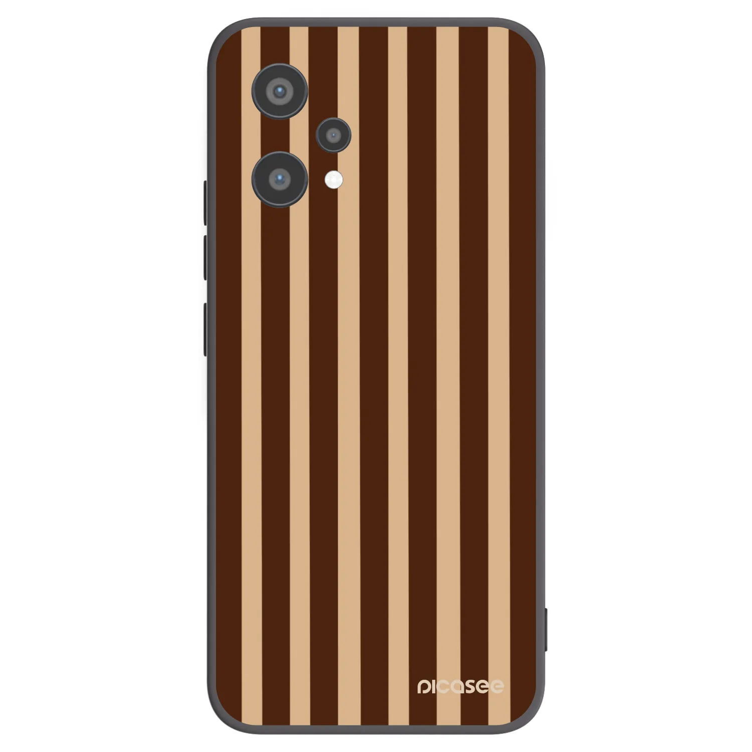 Picasee silikonski črni ovitek za Realme 9 Pro 5G - Brown lines