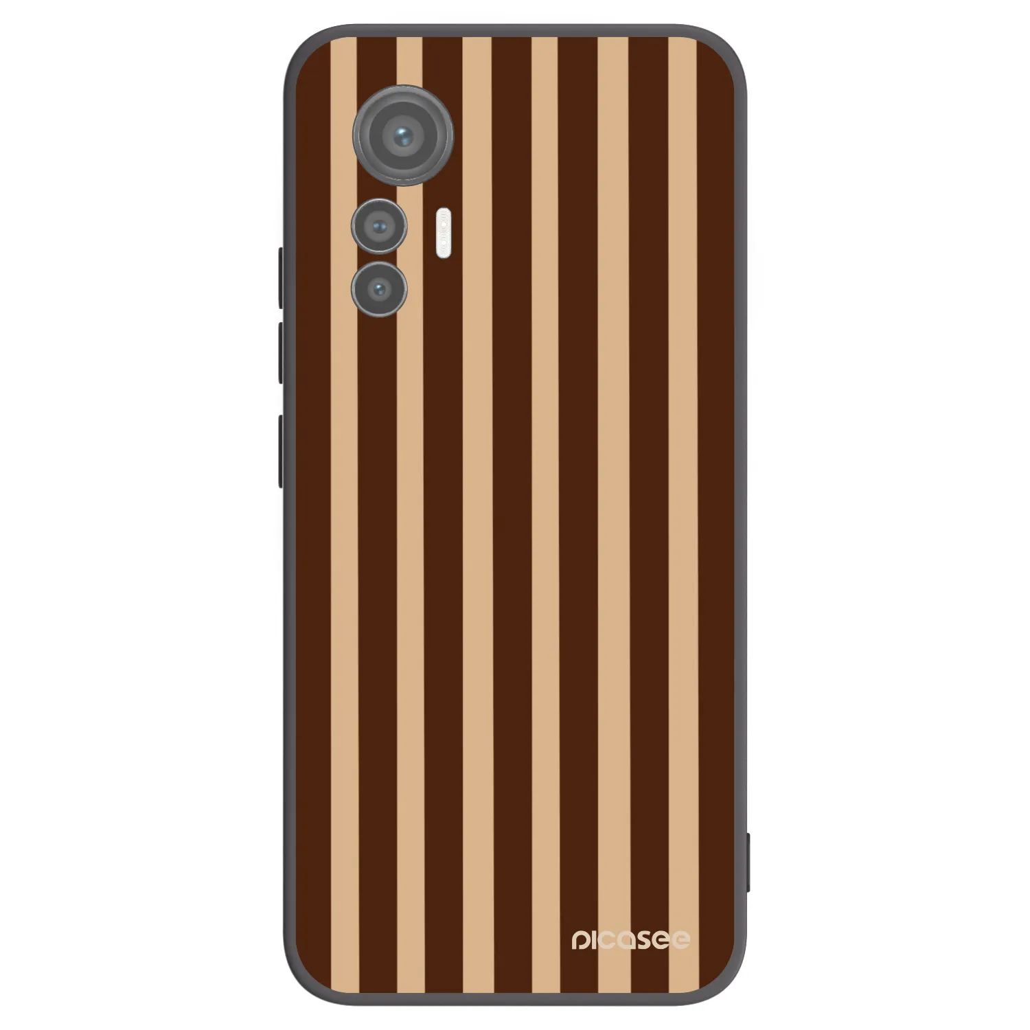 Picasee silikonski črni ovitek za Xiaomi 12 Lite - Brown lines