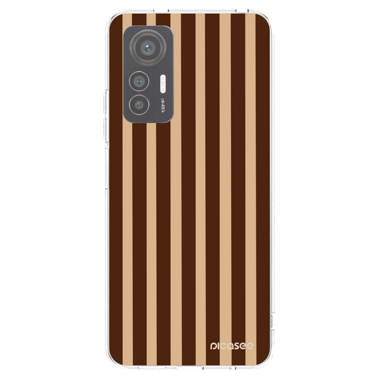 Picasee silikonski prozorni ovitek za Xiaomi 12 Lite - Brown lines
