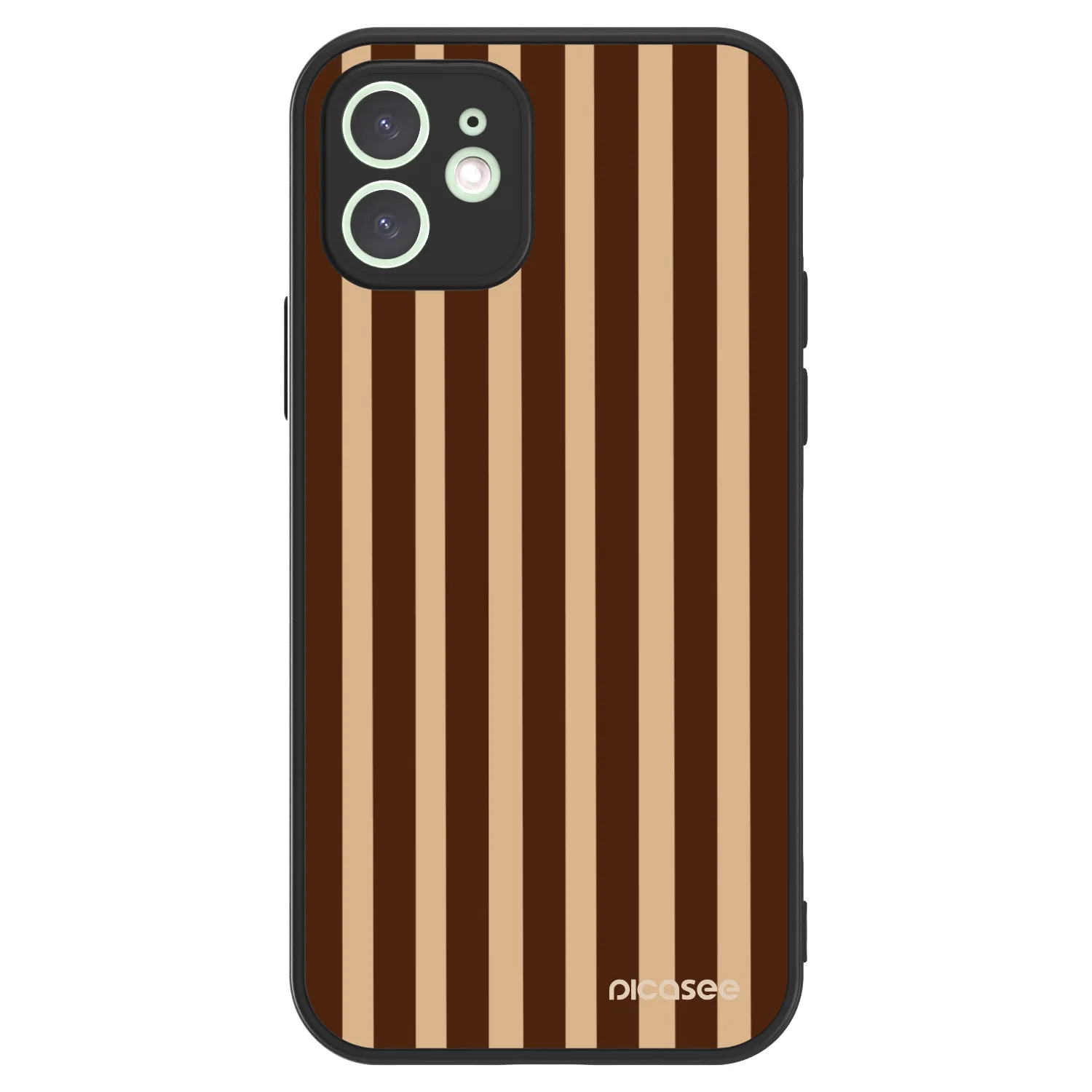 Picasee ULTIMATE CASE MagSafe za Apple iPhone 12 - Brown lines