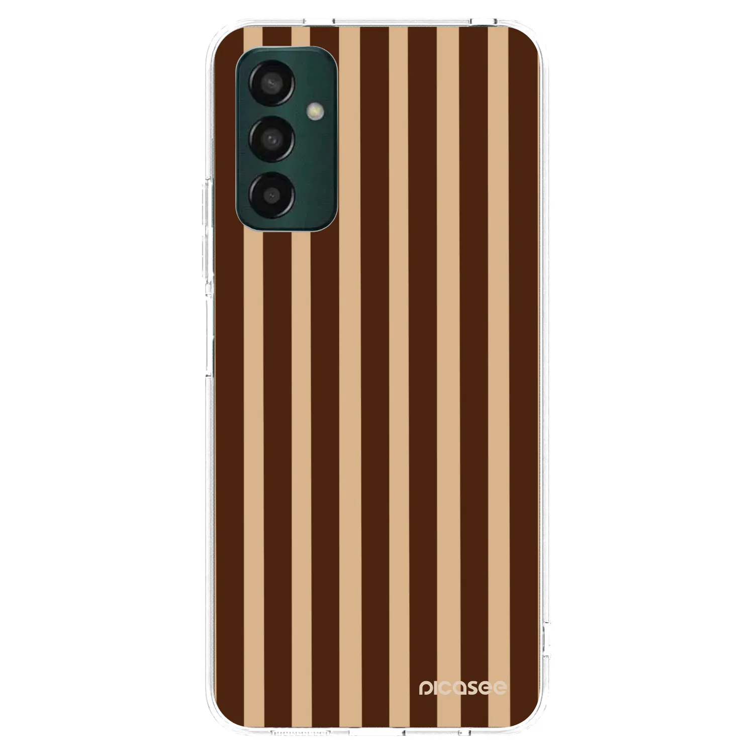 Picasee silikonski prozorni ovitek za Samsung Galaxy M23 5G - Brown lines