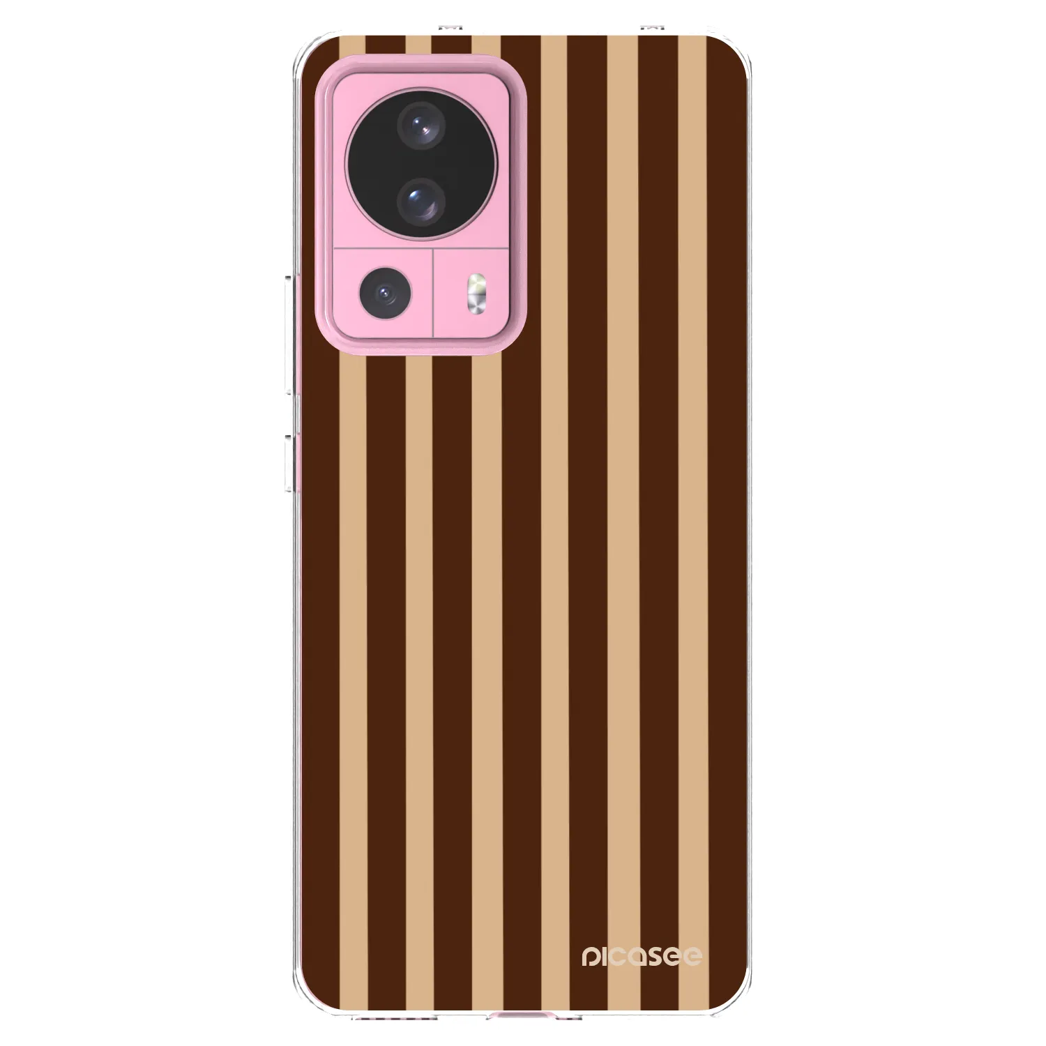 Picasee silikonski prozorni ovitek za Xiaomi 13 Lite - Brown lines
