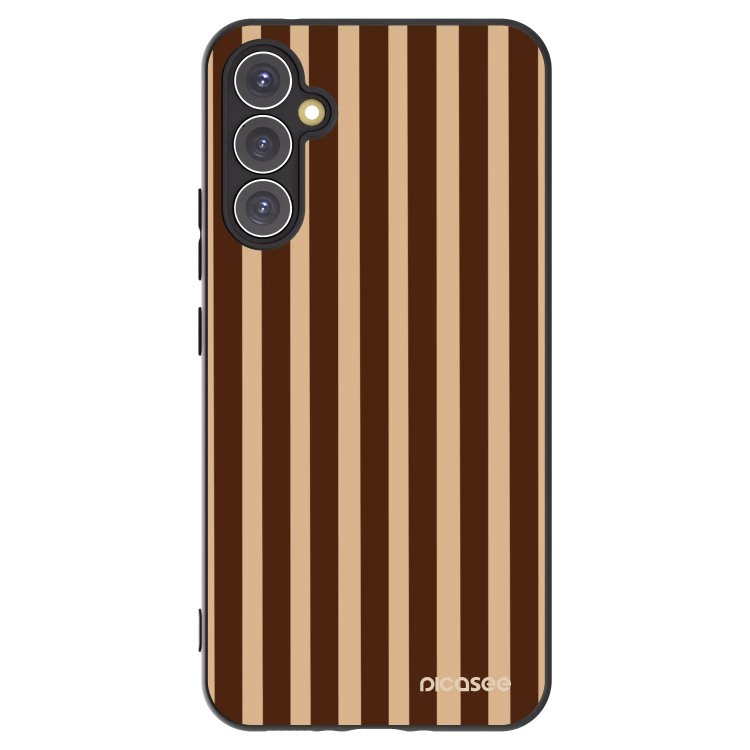 Picasee silikonski črni ovitek za Samsung Galaxy A34 5G A346B - Brown lines