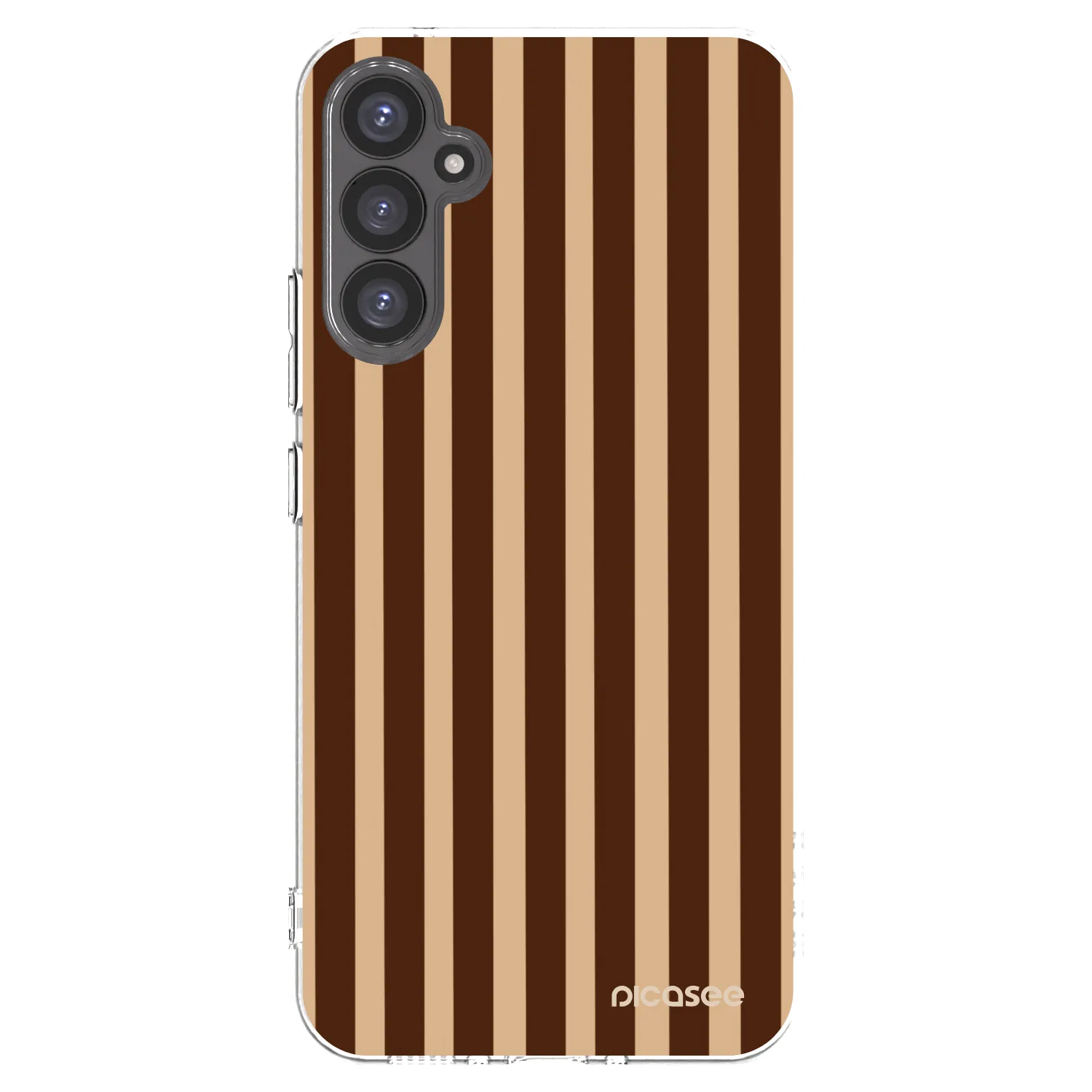Picasee silikonski prozorni ovitek za Samsung Galaxy A34 5G A346B - Brown lines