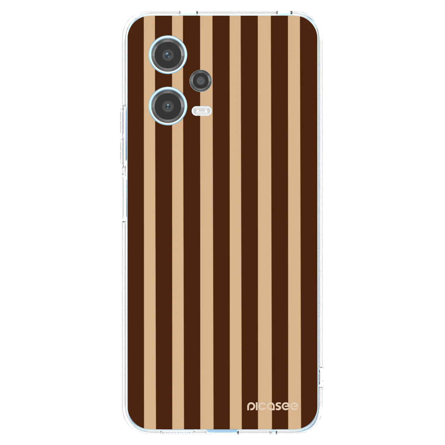 Picasee silikonski prozorni ovitek za Xiaomi Redmi Note 12 5G - Brown lines