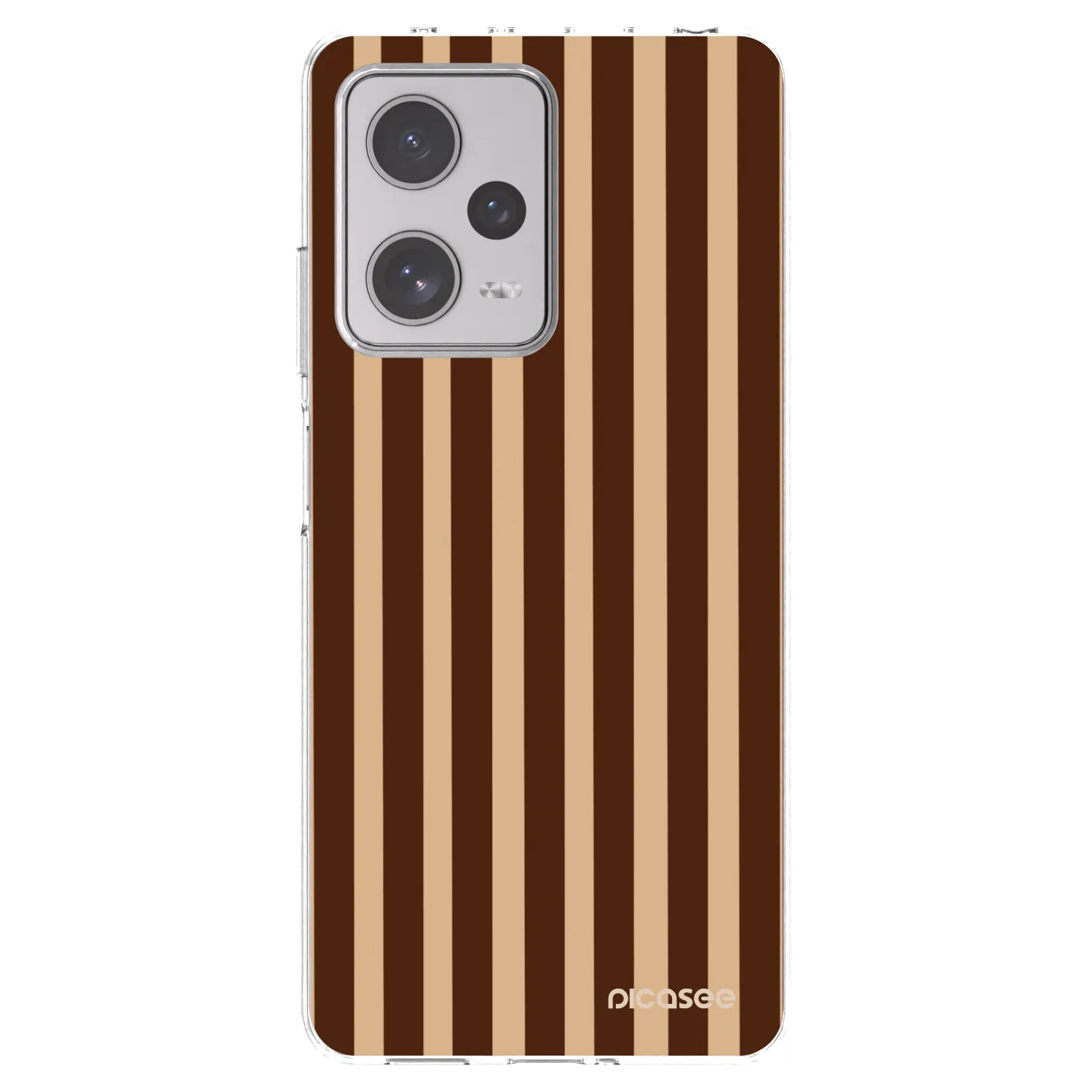 Picasee silikonski prozorni ovitek za Xiaomi Redmi Note 12 Pro+ 5G - Brown lines