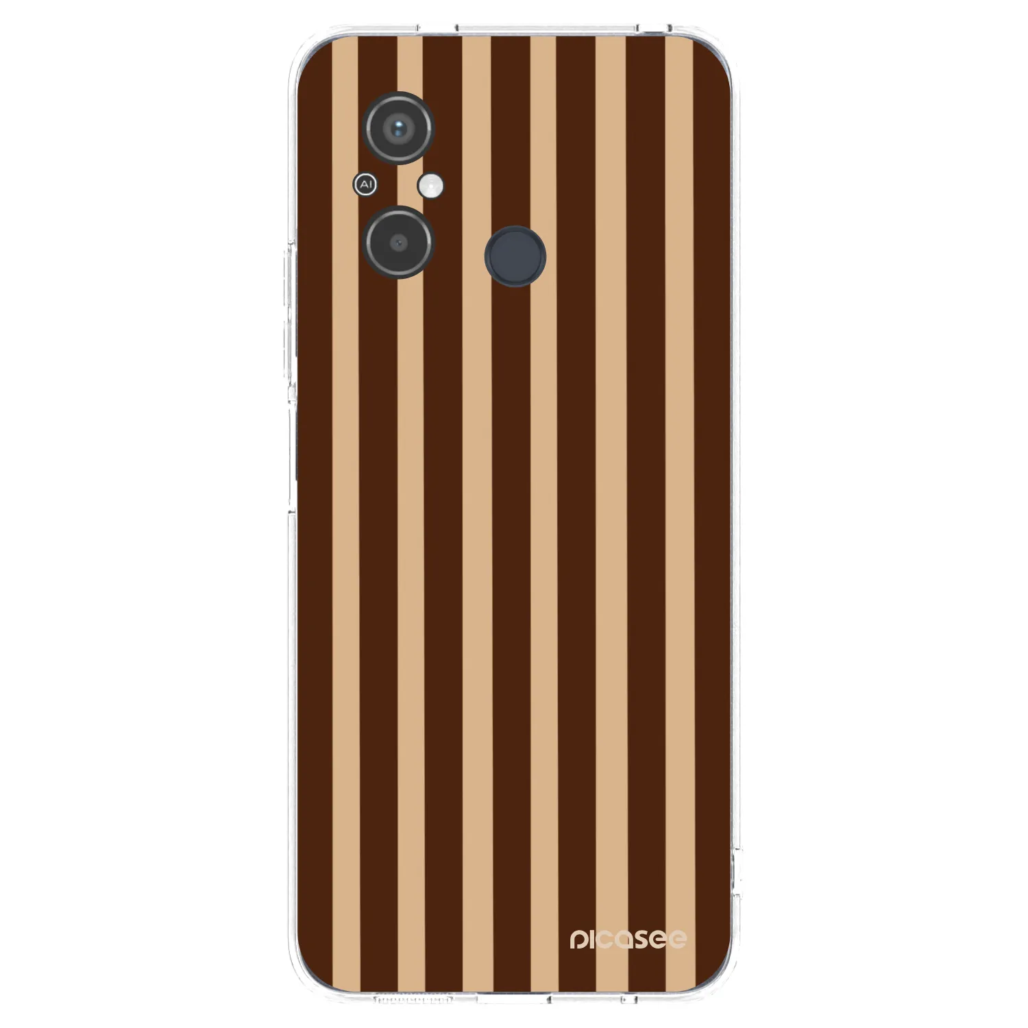 Picasee silikonski prozorni ovitek za Xiaomi Redmi 12C - Brown lines