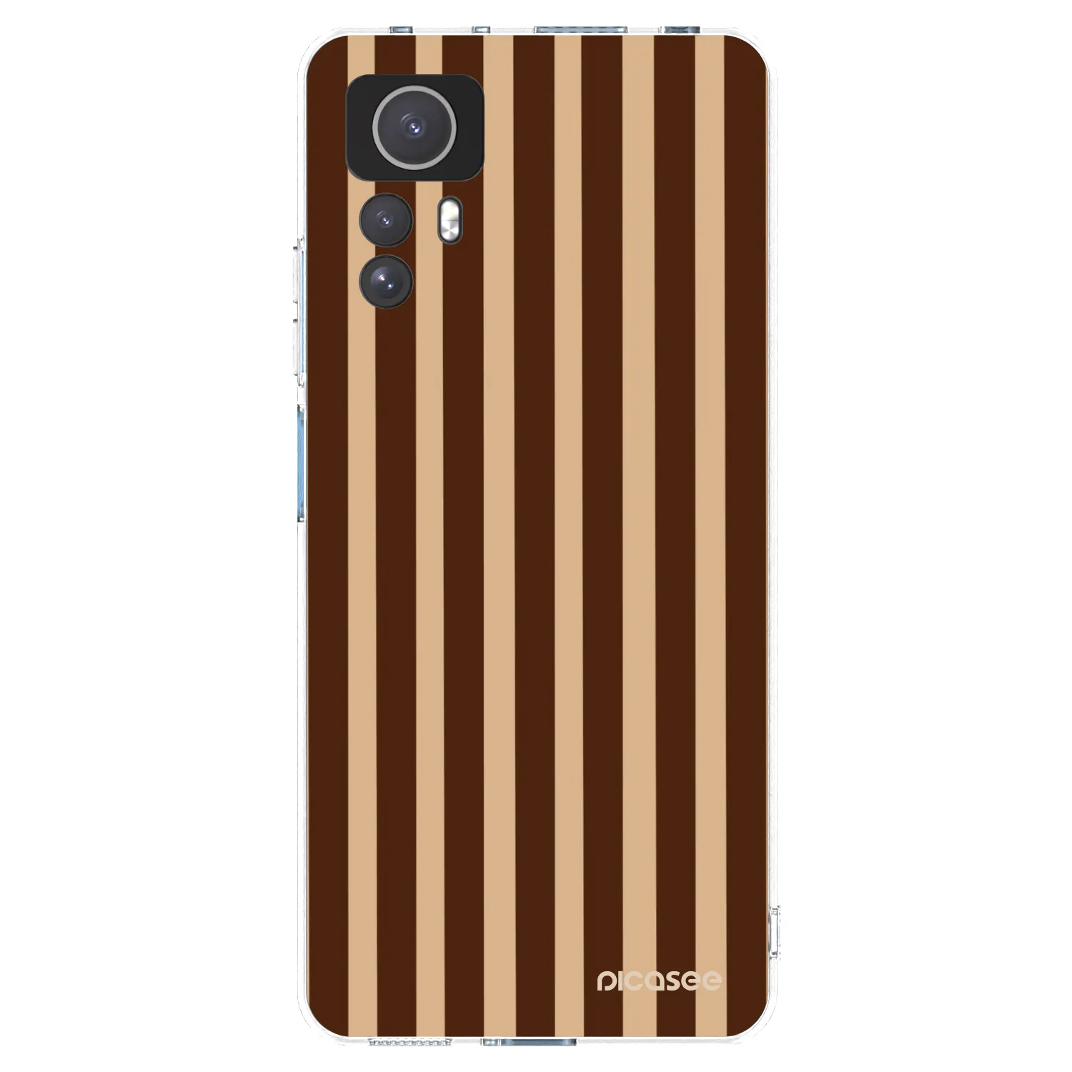 Picasee silikonski prozorni ovitek za Xiaomi Redmi Note 12S - Brown lines