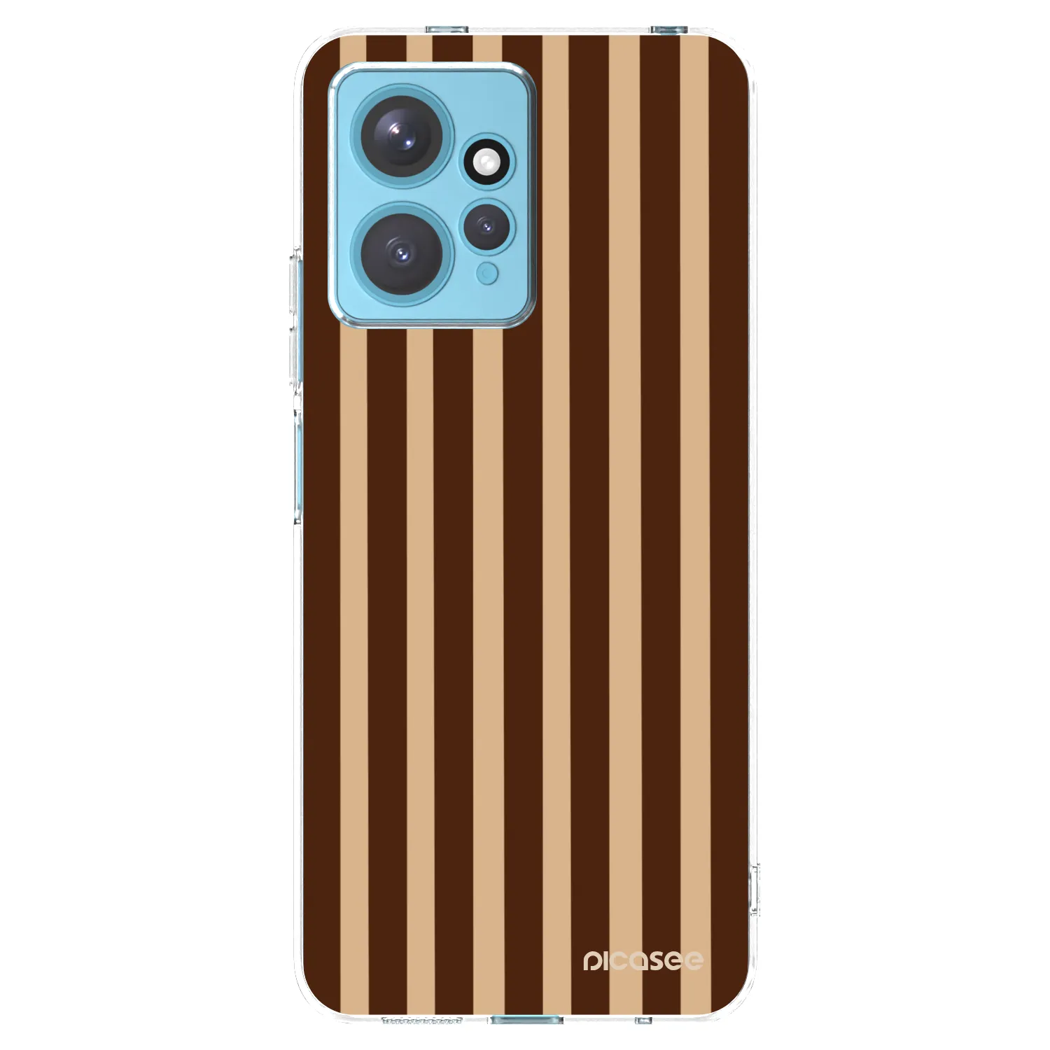 Picasee silikonski prozorni ovitek za Xiaomi Redmi Note 12 4G - Brown lines