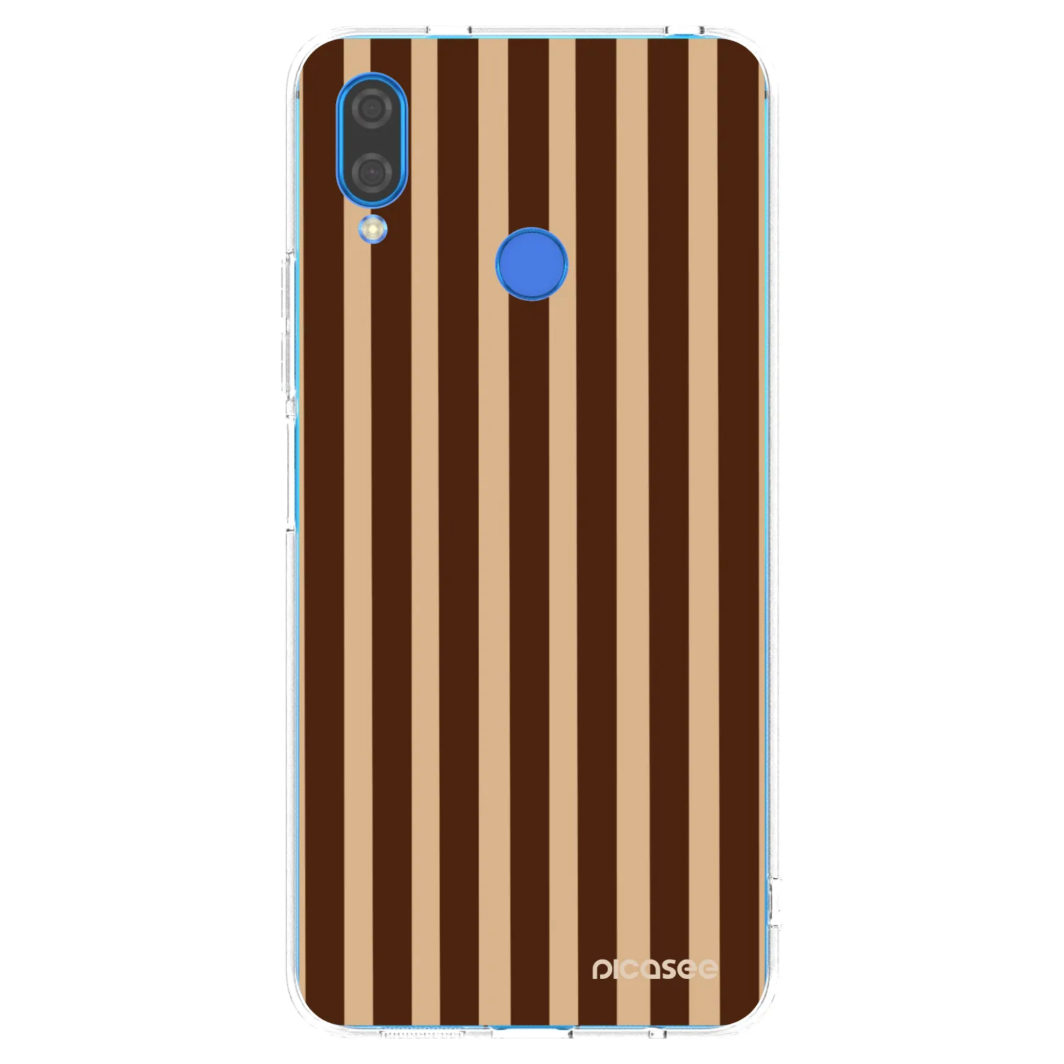 Picasee silikonski prozorni ovitek za Huawei Nova 3i - Brown lines