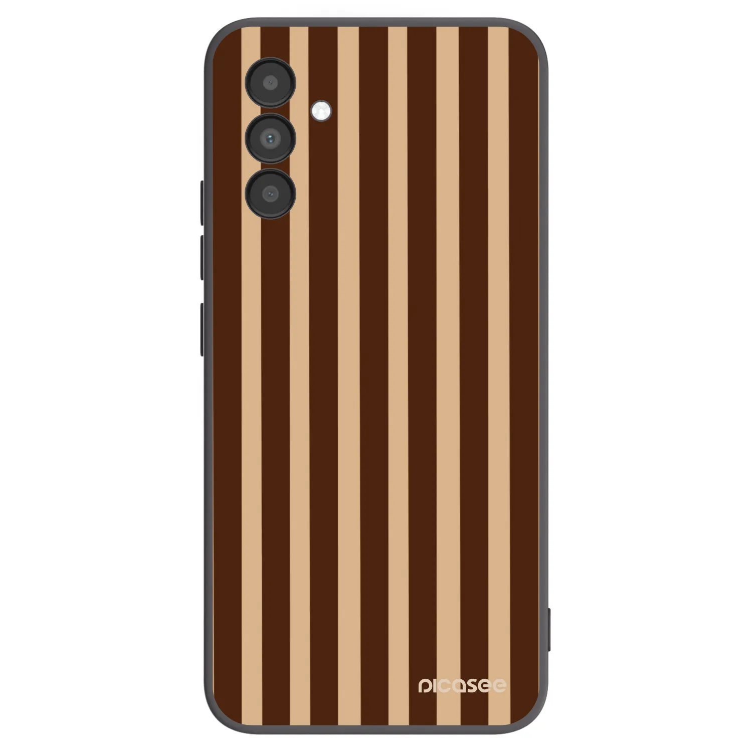 Picasee silikonski črni ovitek za Samsung Galaxy A04s A047F - Brown lines