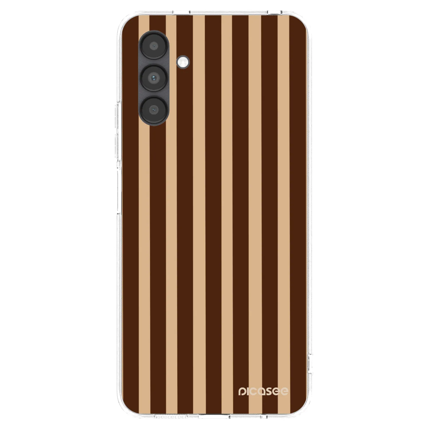 Picasee silikonski prozorni ovitek za Samsung Galaxy A04s A047F - Brown lines