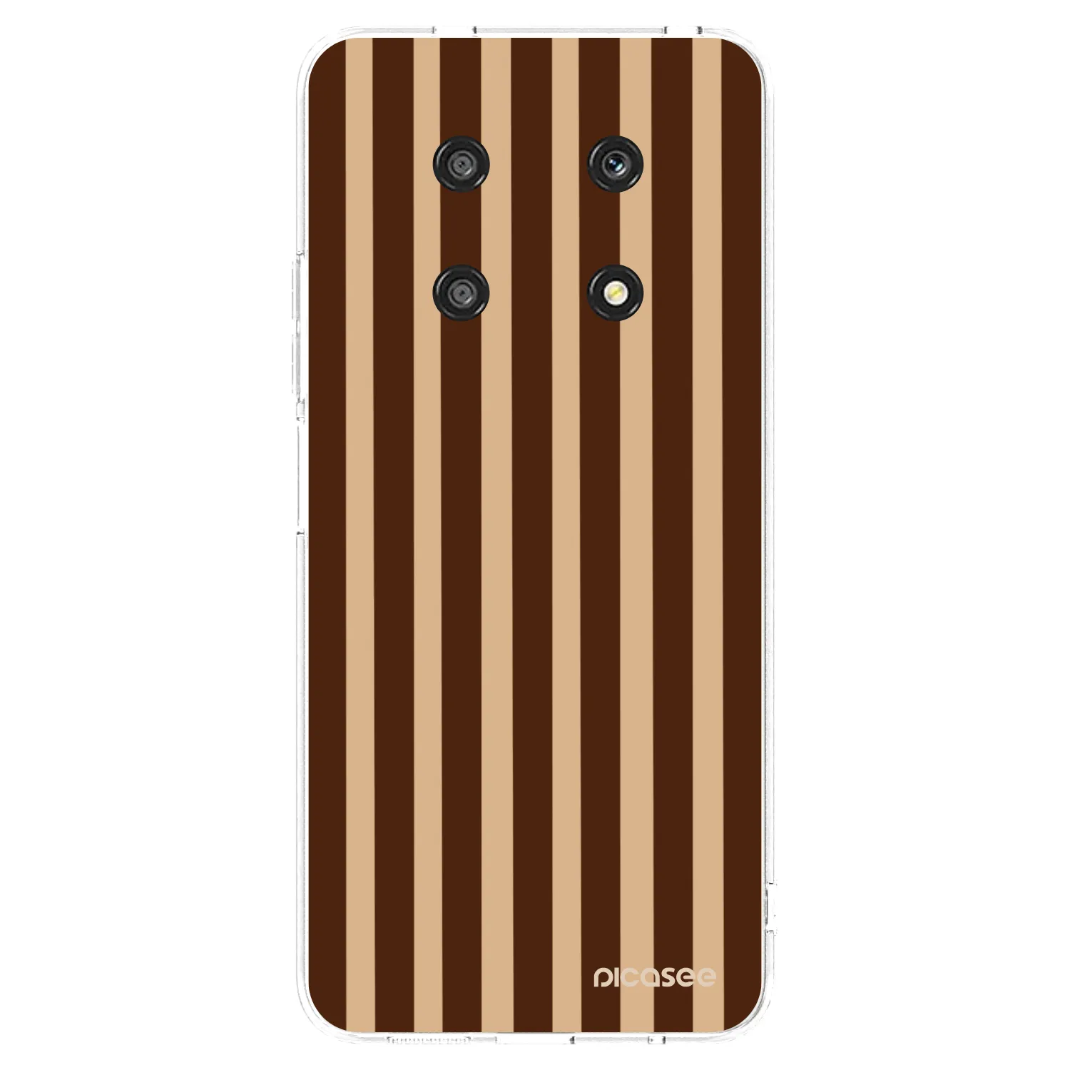 Picasee silikonski prozorni ovitek za Honor Magic4 Lite 5G - Brown lines