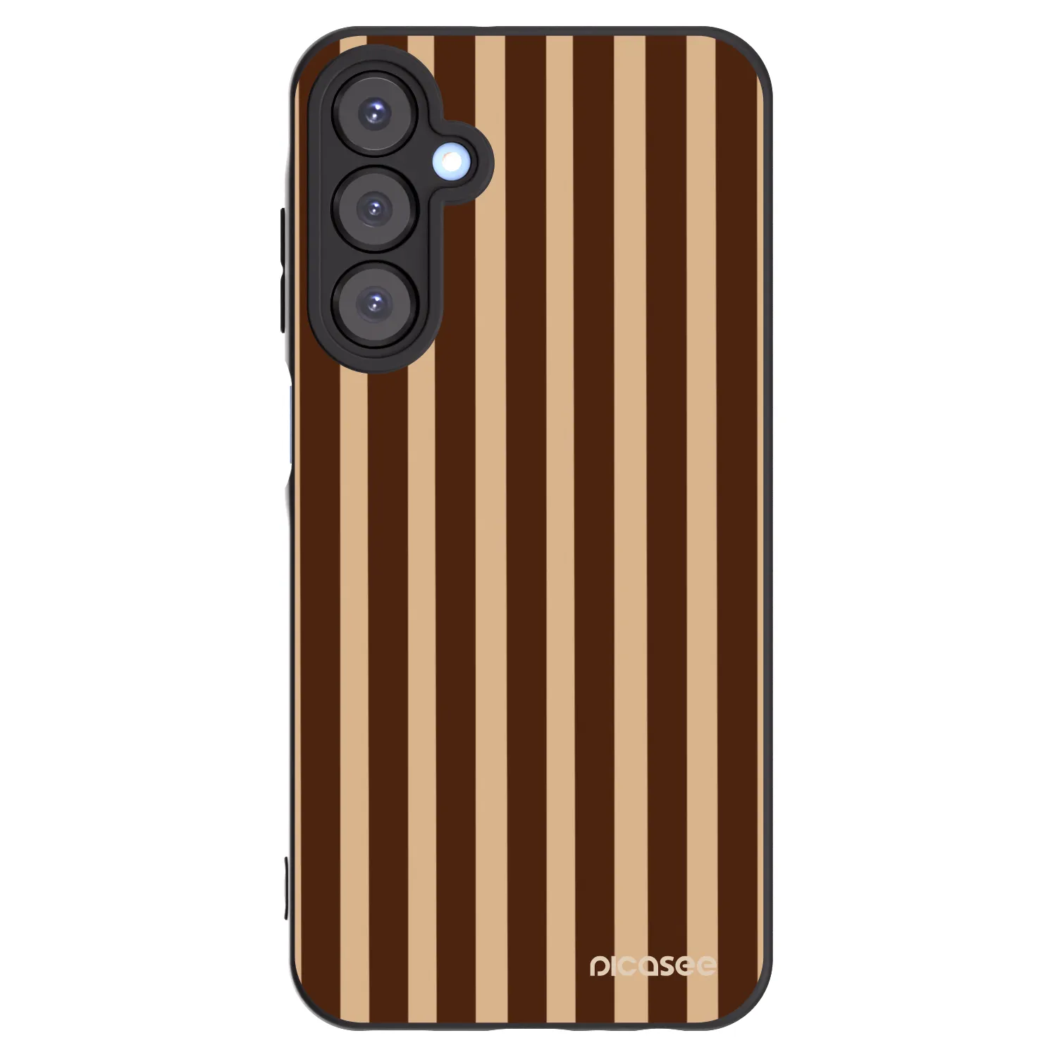 Picasee silikonski črni ovitek za Samsung Galaxy A25 A256B 5G - Brown lines