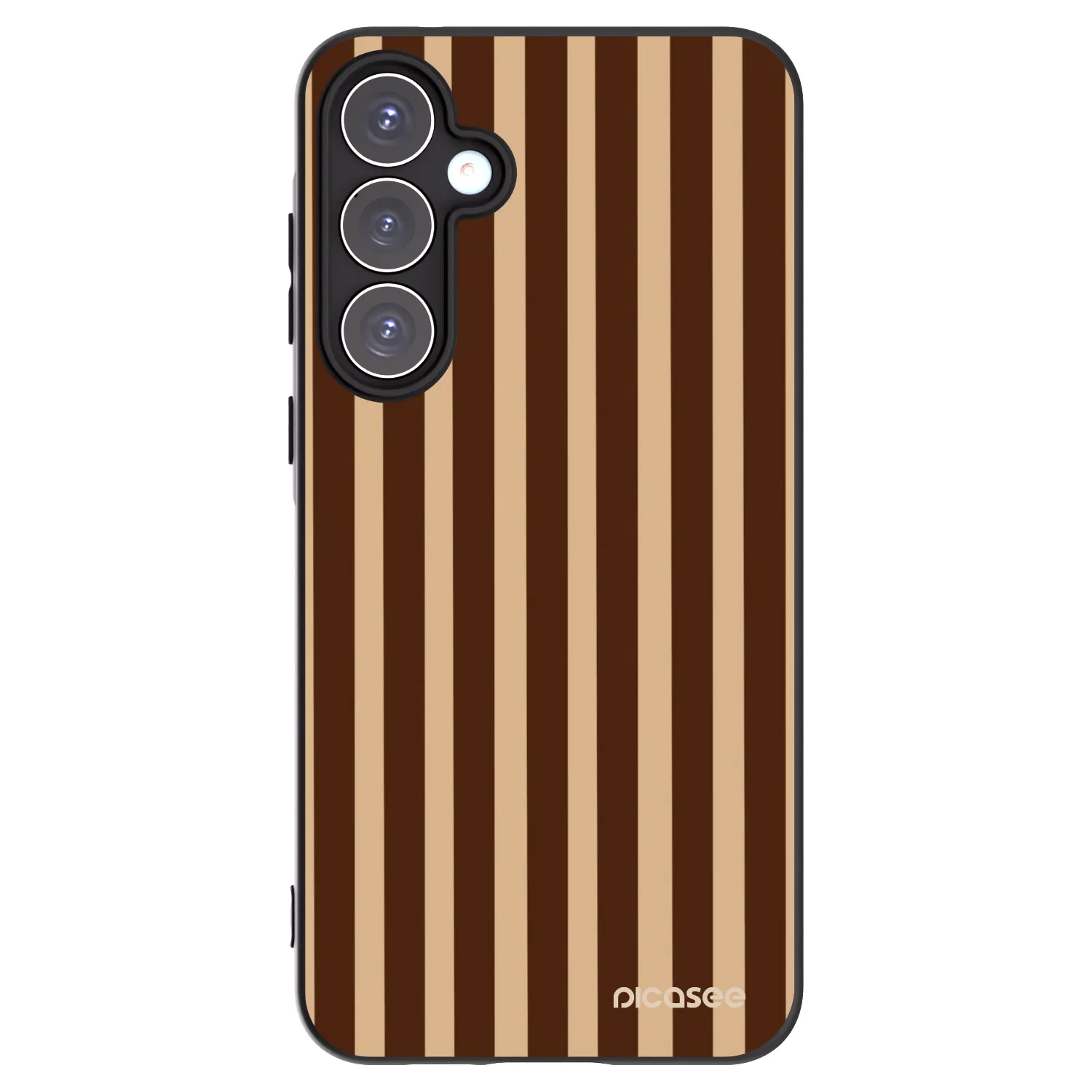 Picasee silikonski črni ovitek za Samsung Galaxy A55 5G A556B - Brown lines