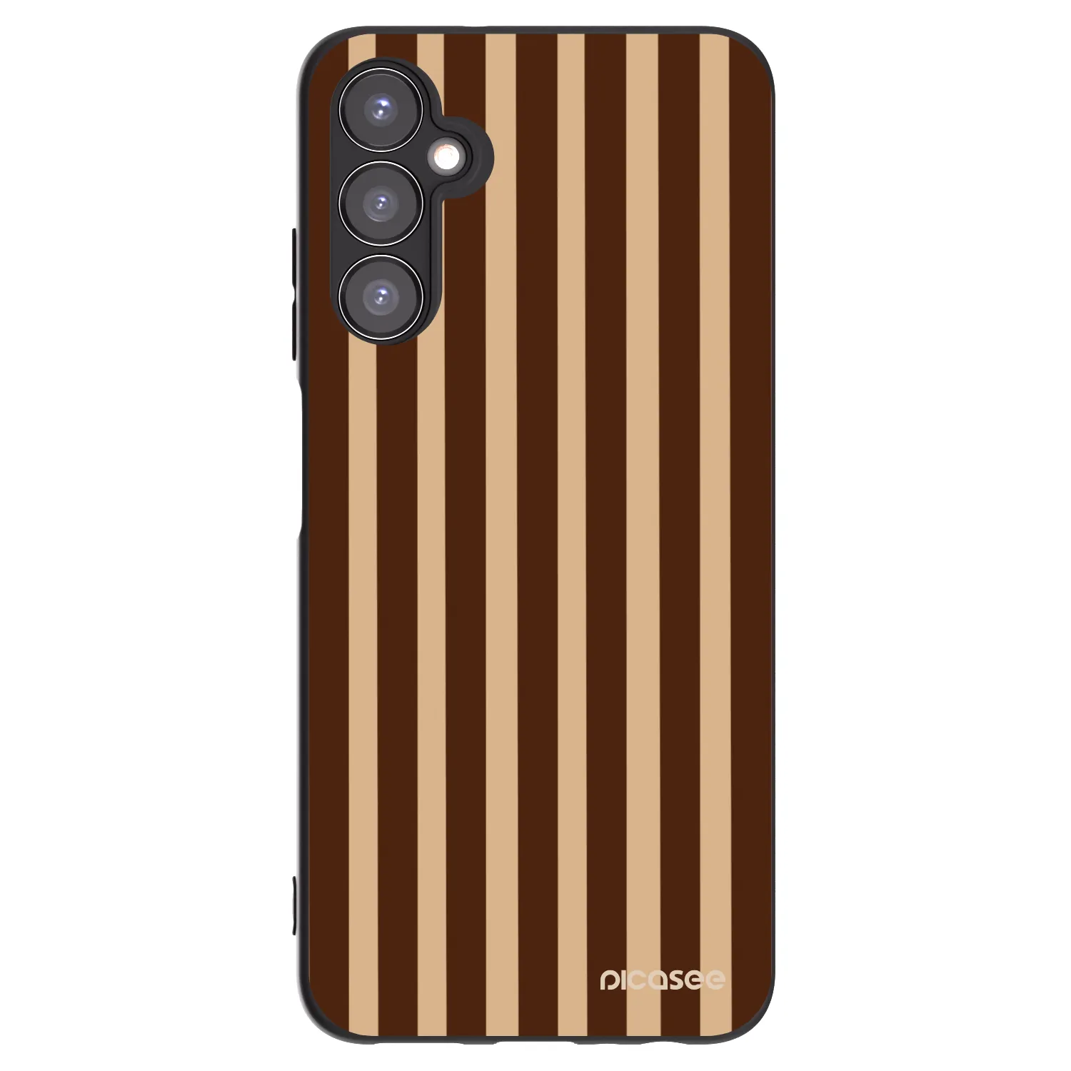 Picasee silikonski črni ovitek za Samsung Galaxy A05s A057G - Brown lines