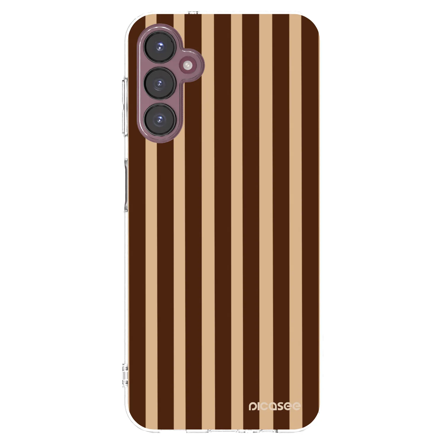 Picasee silikonski prozorni ovitek za Samsung Galaxy A05s A057G - Brown lines