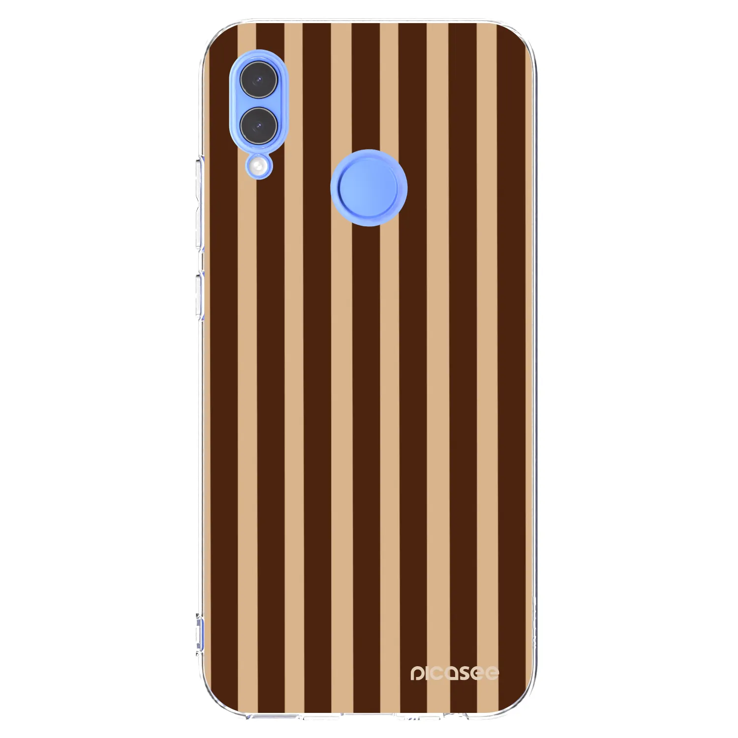 Picasee silikonski prozorni ovitek za Honor 10 Lite - Brown lines