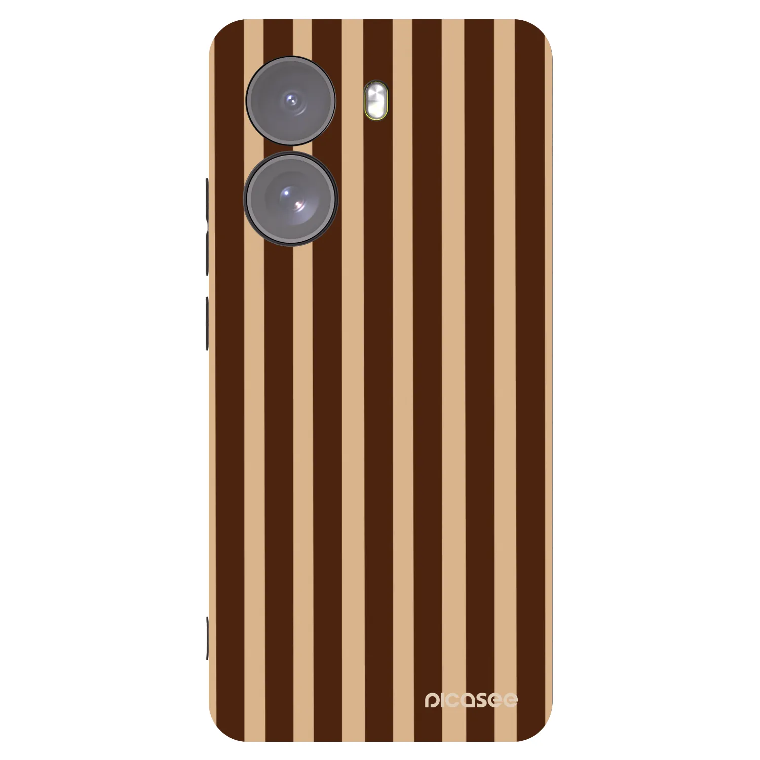Picasee silikonski črni ovitek za Xiaomi Poco X7 - Brown lines