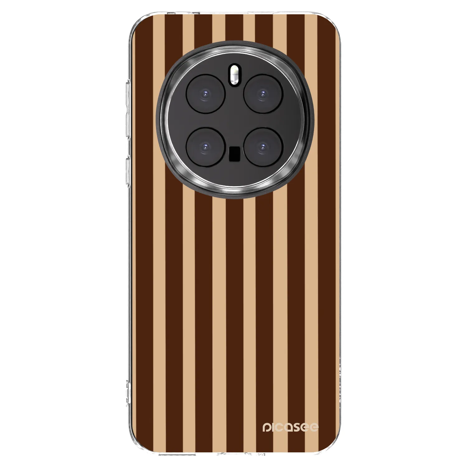 Picasee silikonski prozorni ovitek za Honor Magic7 Pro 5G - Brown lines
