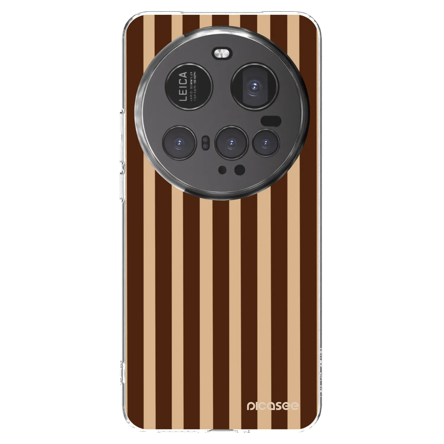 Picasee silikonski prozorni ovitek za Xiaomi 15 Ultra - Brown lines