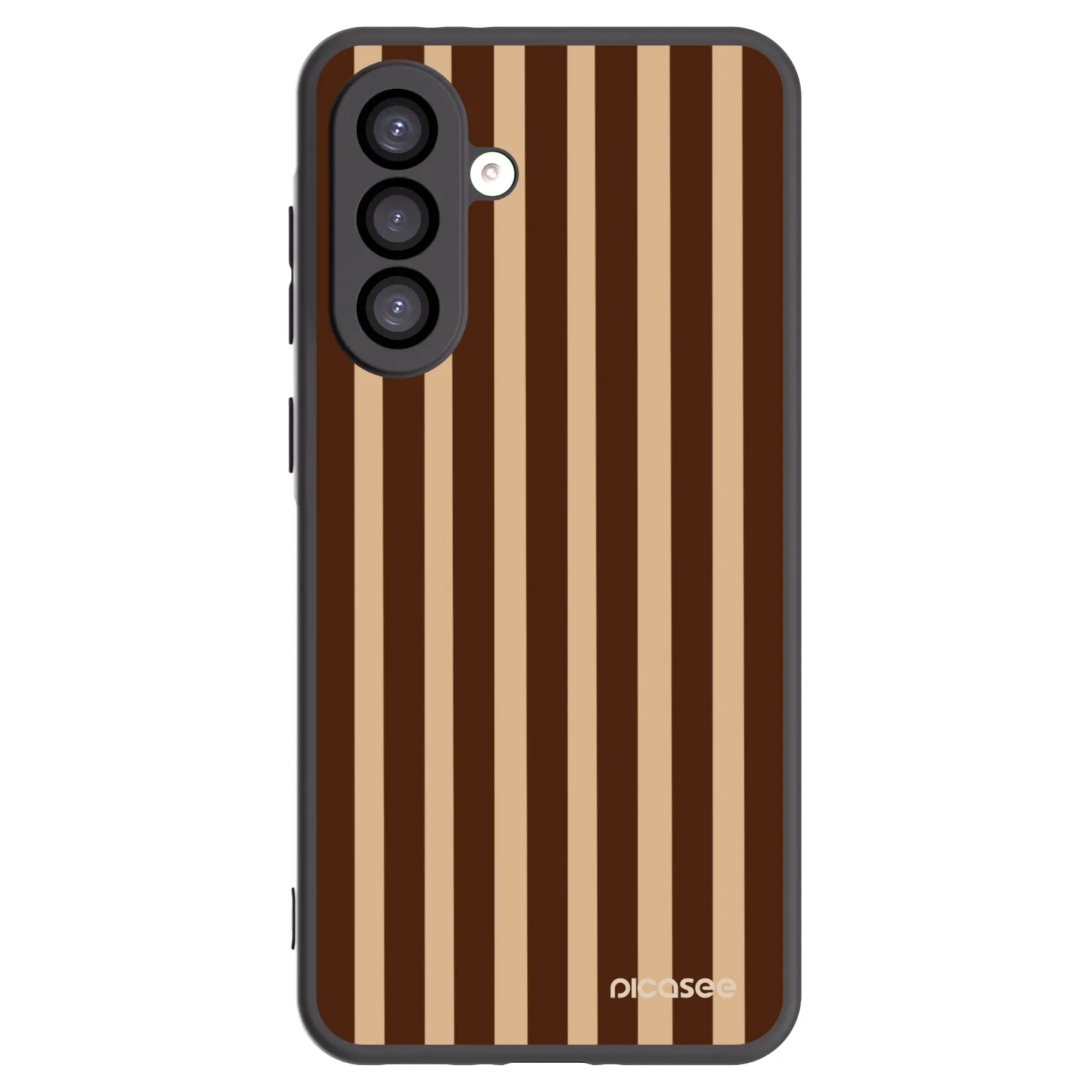 Picasee silikonski črni ovitek za Samsung Galaxy A26 5G A266B - Brown lines