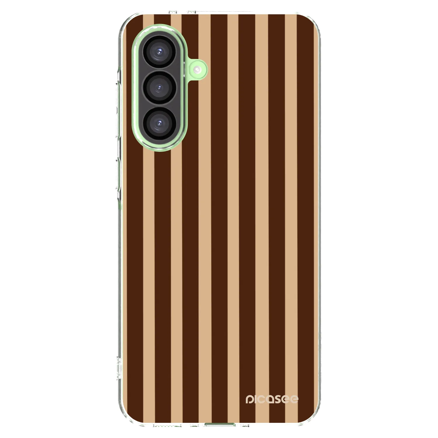 Picasee silikonski prozorni ovitek za Samsung Galaxy A26 5G A266B - Brown lines