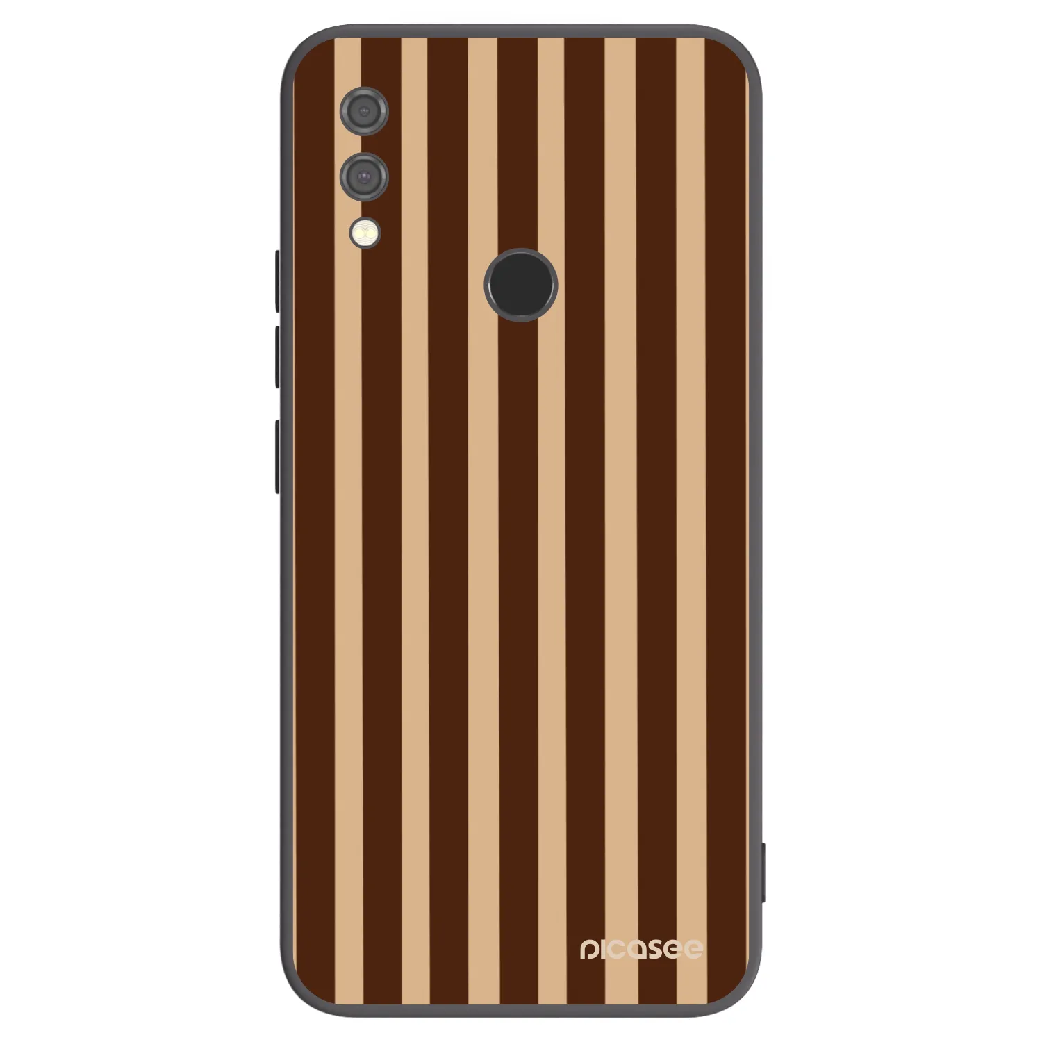 Picasee silikonski črni ovitek za Xiaomi Redmi Note 7 - Brown lines