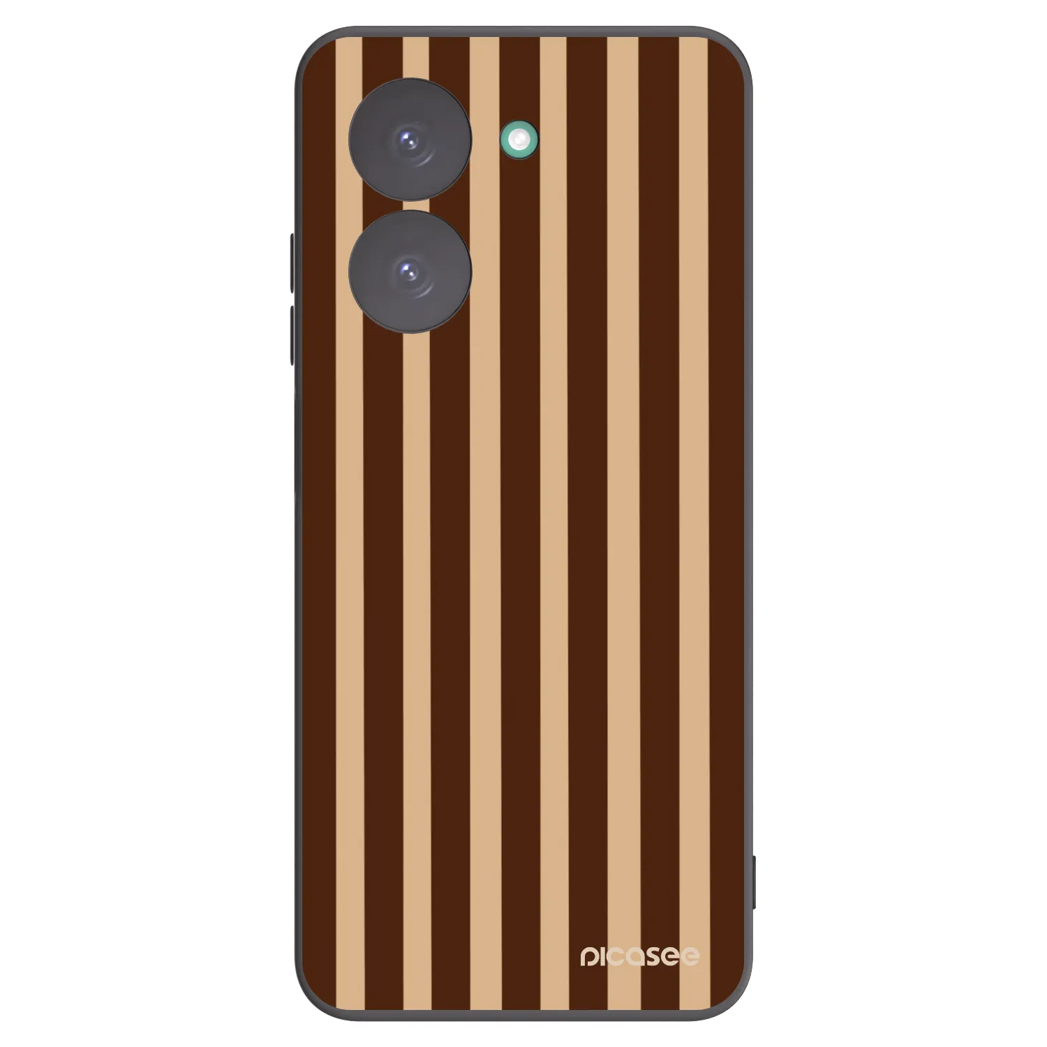 Picasee silikonski črni ovitek za Xiaomi Redmi A5 - Brown lines