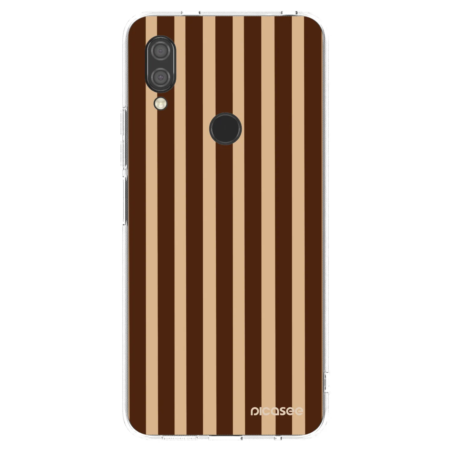 Picasee silikonski prozorni ovitek za Xiaomi Redmi 7 - Brown lines