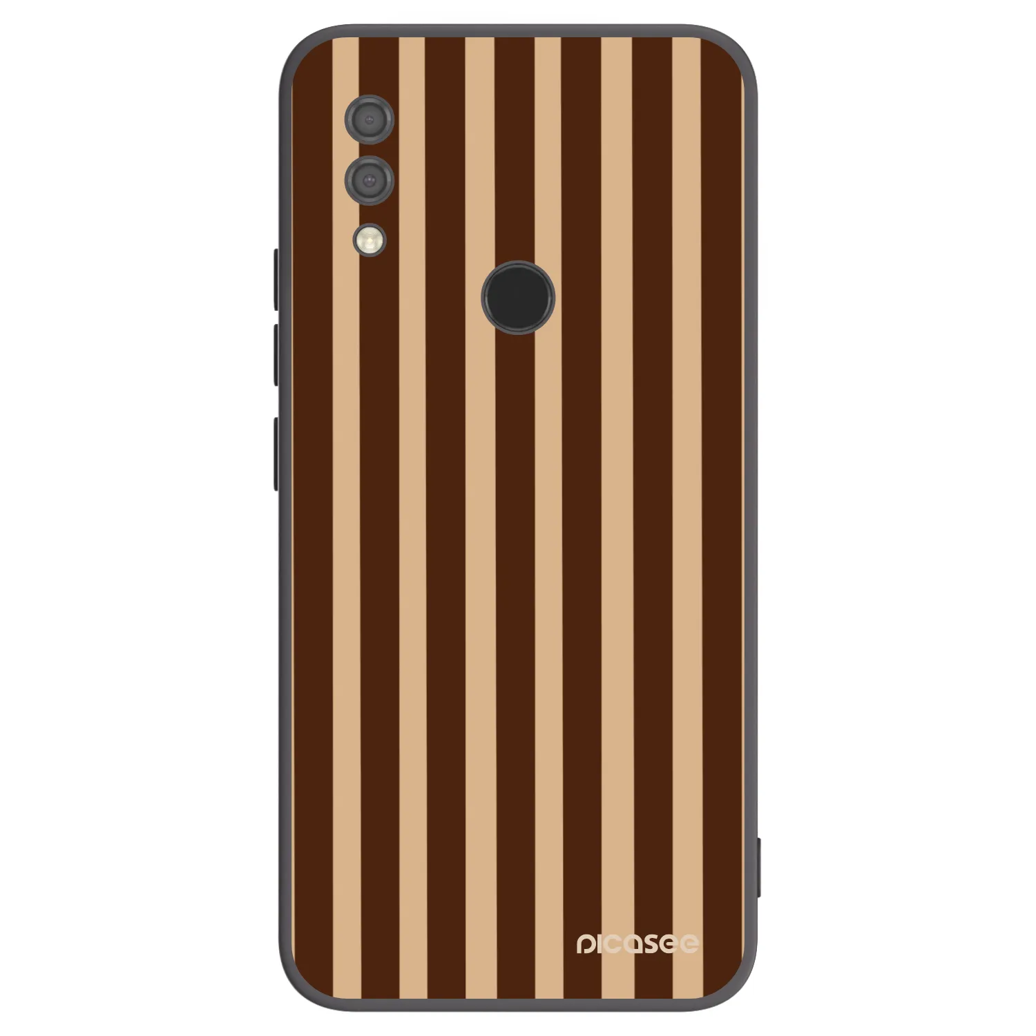 Picasee silikonski črni ovitek za Xiaomi Redmi 7 - Brown lines