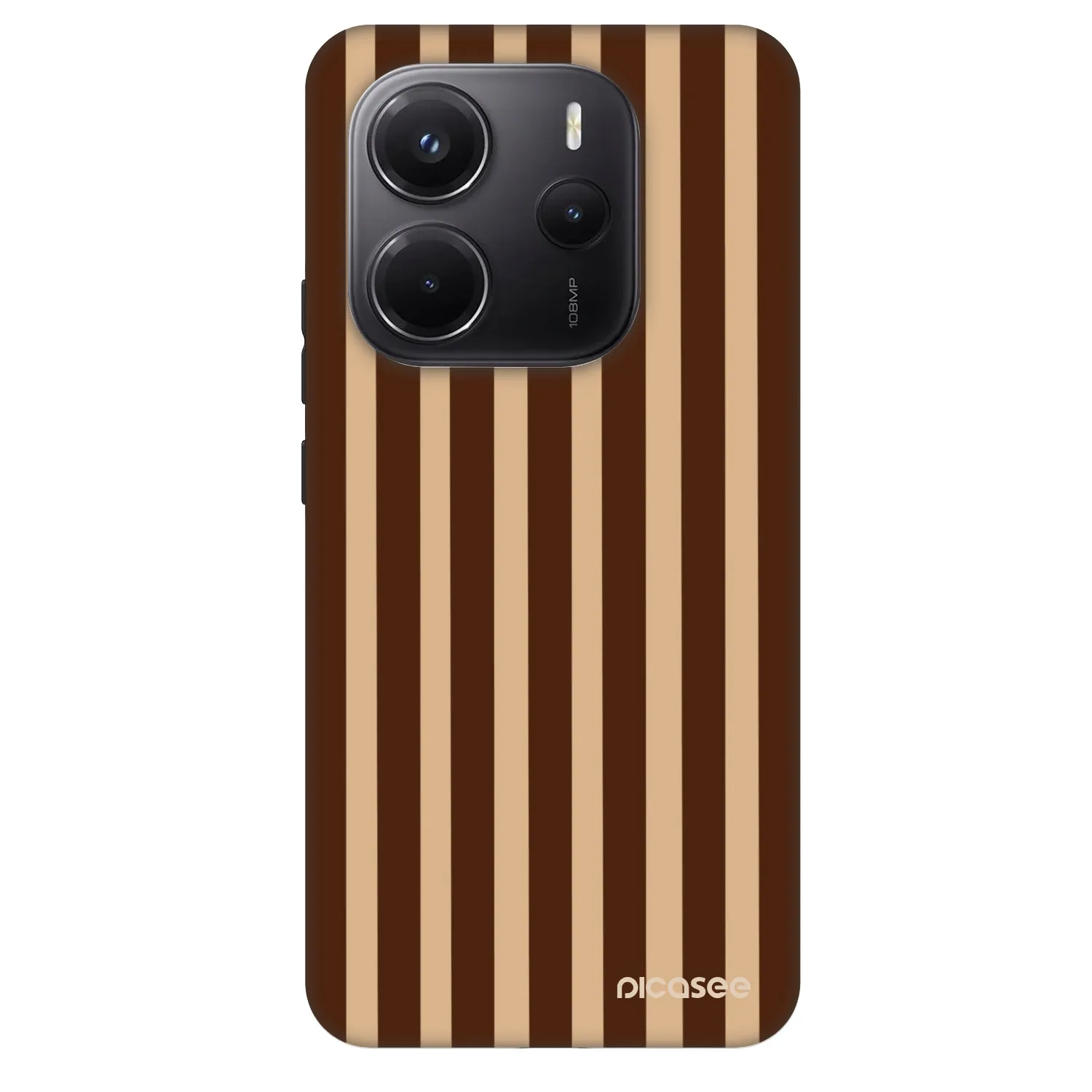 Picasee Fashion Case za Xiaomi Redmi Note 14 5G - Brown lines